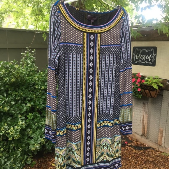 *3/$30 Hale Bob Hermoine Jersey Sheath Dress  Small - Picture 3 of 5